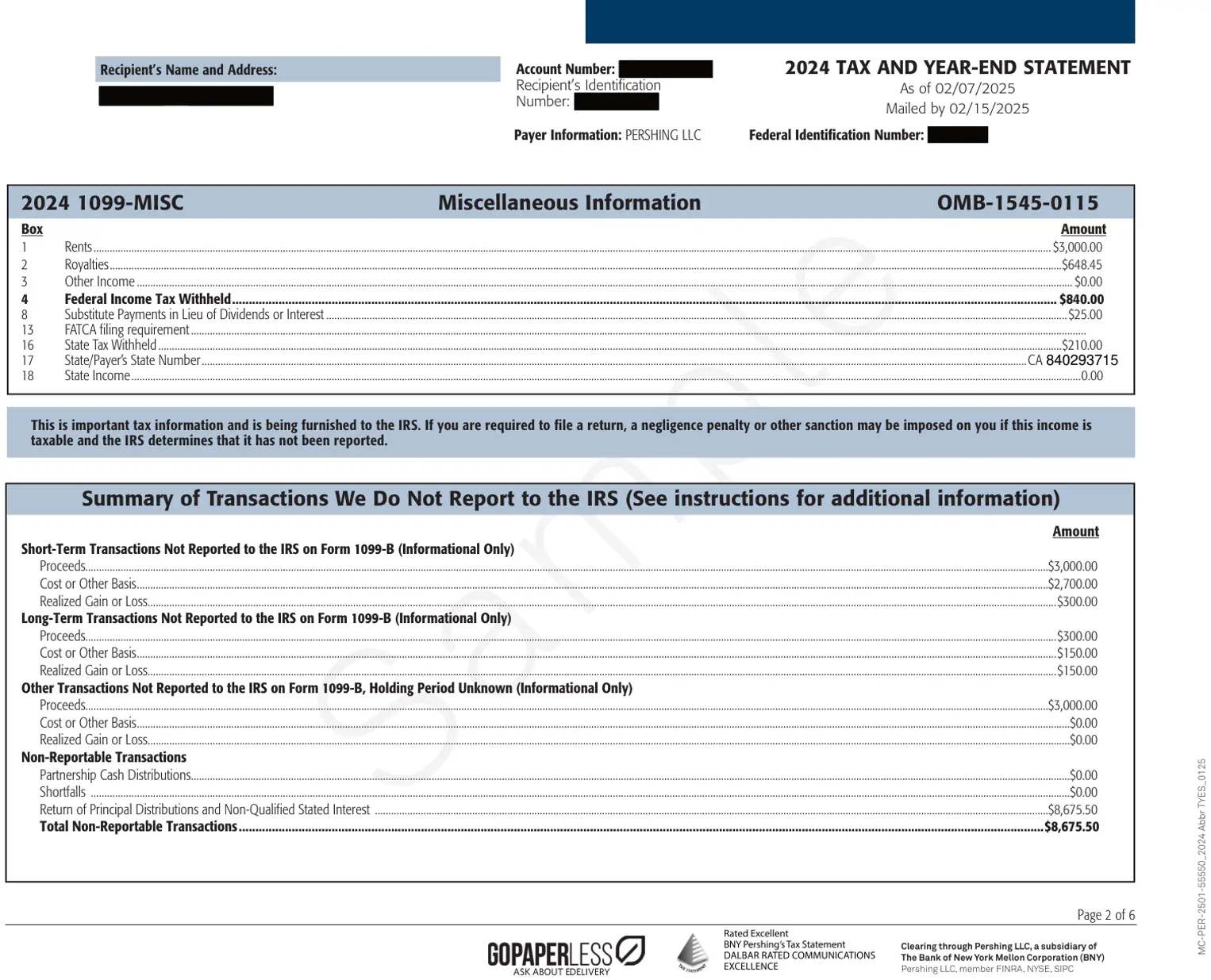 Page 4, redacted by Cover