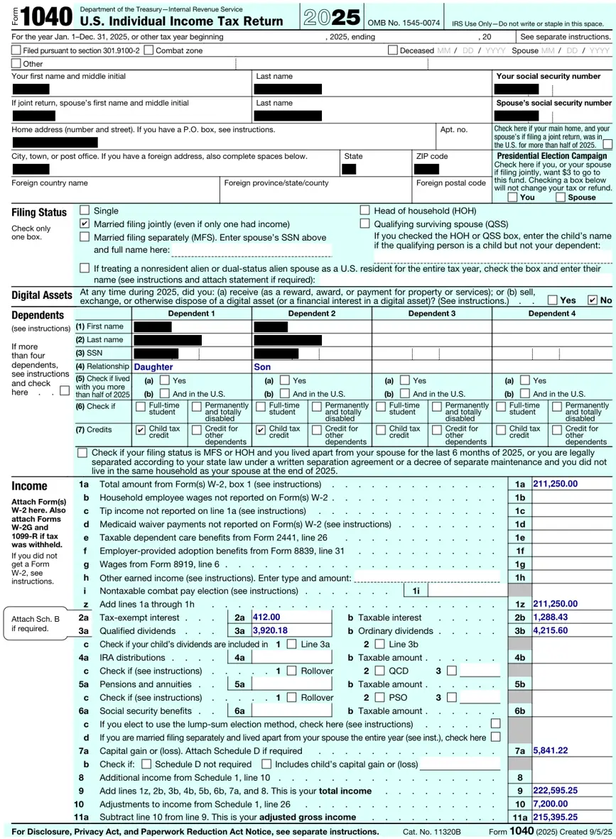 Page 1, redacted by Cover